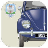 VW Beetle Type 114B 1953-55 Coaster 7